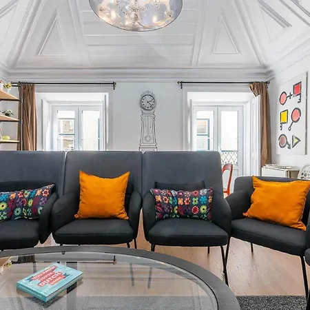 شقة Bairro Alto Palace Special For Groups Up To 24 Guests