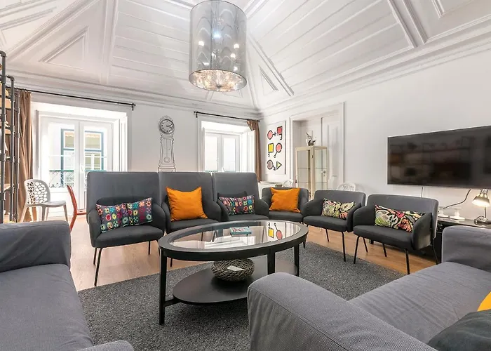 شقة Bairro Alto Palace Special For Groups Up To 24 Guests *